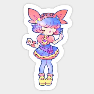 Magical schoolgirl Sticker